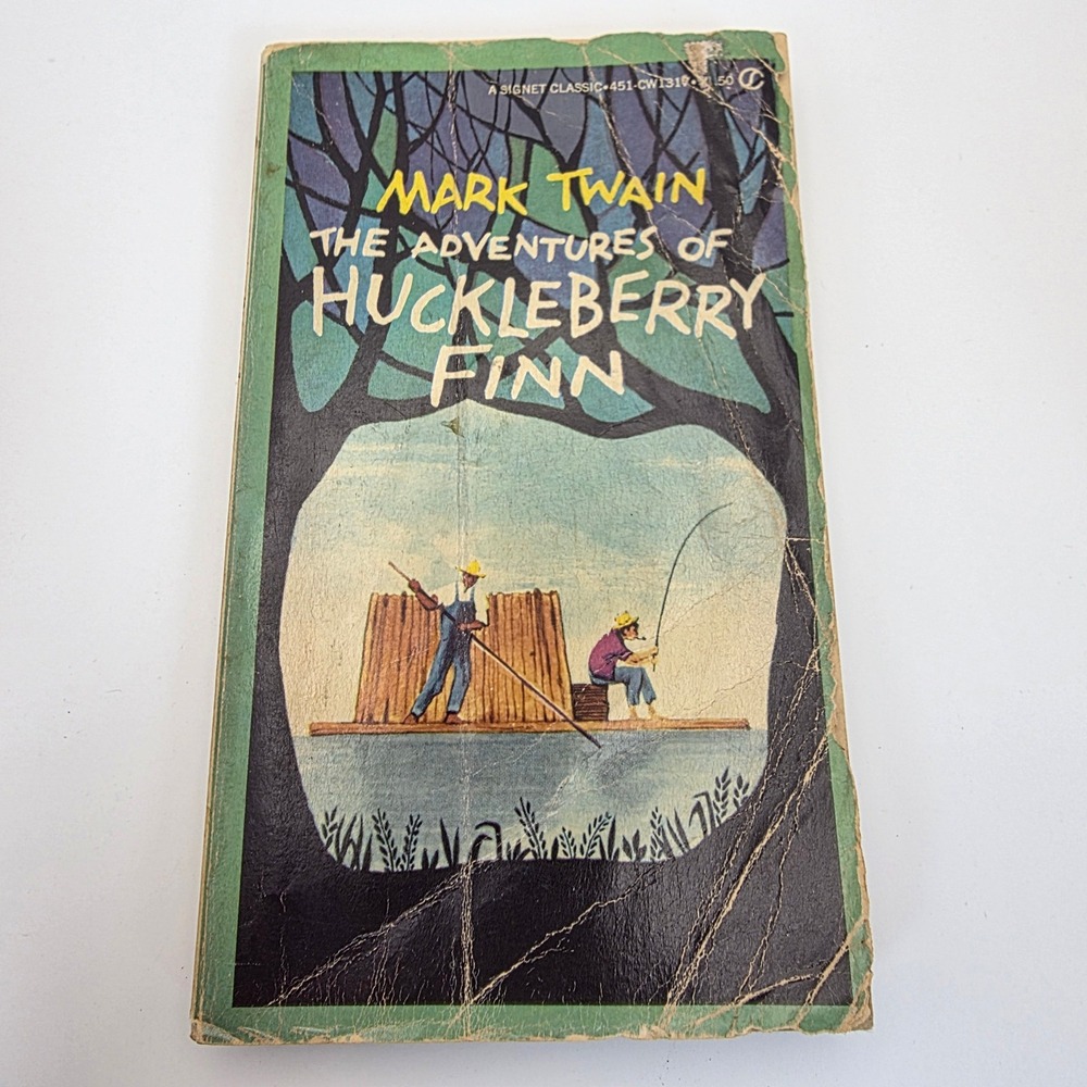 Signet Classic Huckleberry Finn Mark Twain Vintage Paperback Book